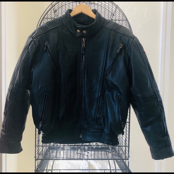 Men’s motorcycle leather with insulation jacket - Picture 1 of 4